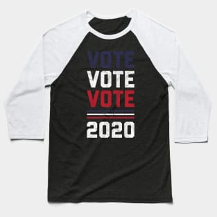 Vote 2020 - Retro Distressed Baseball T-Shirt
